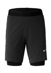 Pánske kraťasy Martini Hillclimb 2in1 Shorts M Black/Black 110/110