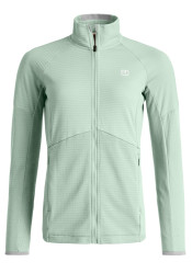 Dámska mikina Ortovox Fleece Light Grid Jacket W Green Acid