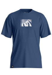 Pánske tričko Ortovox 120 Cool Tec Mn Sun T-shirt M Blue Nunatak