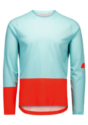 Pánsky cyklistický dres POC M Motion Air L/S Jersey Lazurite Blue/Carnelian Orange
