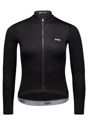 Dámsky cyklistický dres POC W Thermal Lite LS Jersey Uranium Black