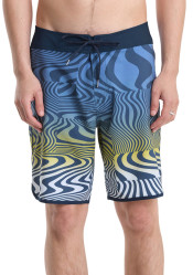 Pánske plavky Volcom Encounter Scallop Mod 19 Blueberry
