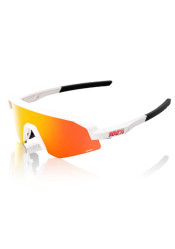 Slnečné okuliare 100% Slendale XS - Matte White - HiPER Red Multilayer Mirror