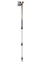 Trekingové palice Leki Traveller Alu, black-silvergray-neonyellow, 90 - 130 cm