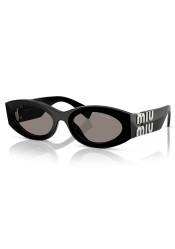 Slnečné okuliare Miu Miu MU 11WS 16K80Q54 Black/Dark Grey