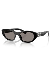 Dámske slnečné okuliare Miu Miu MU A03S 16K80Q53 Black-Dark Grey