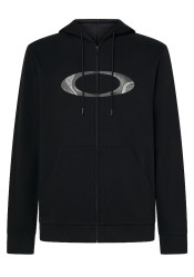 Pánska mikina Oakley New Ellipse Zip Hoodie Blackout 02E