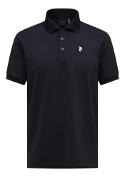 Pánske tričko Peak Performance Vespar Polo Men Black 050
