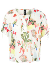 Dámske tričko Marc Cain AS 51.34 W59 Blouse White 100