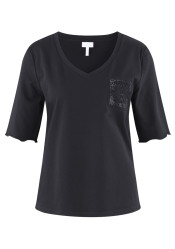 Dámske tričko Sportalm Idufix 250405 Black (59)