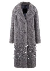 Dámsky kabát Sportalm Alaya 100305 Grey Melange Dark (58)