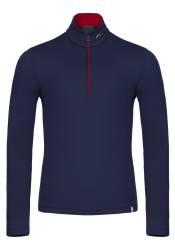 Pánsky rolák Kjus Men Feel Midlayer Half-Zip, KJUS Navy/Chili
