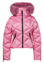 Dámska bunda Goldbergh Harumi Ski Jacket Faux Border Pink Cosmos