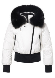 Dámska bunda Goldbergh Misake Ski Jacket Faux Border Snow White 