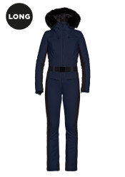Dámska kombinéza Goldbergh Parry Long Ski Suit Faux Border French Blue