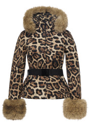 Dámska bunda Goldbergh Jagger Ski Jacket Faux Border Jaguar