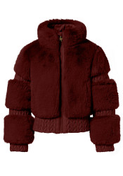 Dámska bunda Goldbergh Furry Ski Jacket Vino Rosso
