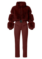 Dámska kombinéza Goldbergh Lieke Ski Suit Vino Rosso