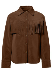 Dámska košeľa Goldbergh Sahana Blouse Deep Mocha