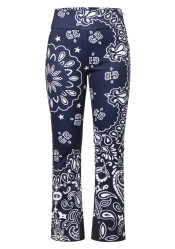 Dámske nohavice Goldbergh Shiro Ski Pants Bandana Paisley Blue