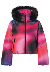 Dámska bunda Goldbergh Sans Ski Jacket Faux Border Night Runner Bold