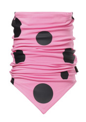 Dámsky nákrčník Goldbergh Tama Neckwarmer Dots Pink Cosmos