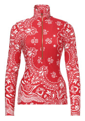 Dámsky rolák Goldbergh Toriko Ski Pully Bandana Paisley Flame
