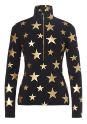 Dámsky rolák Goldbergh Hikari Ski Pully Black/Gold