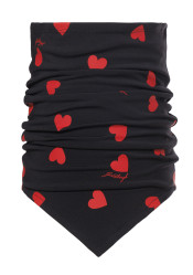 Dámsky nákrčník Goldbergh Kouki Neckwarmer Black/Flame