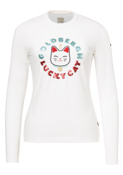 Dámske tričko Goldbergh Neko Long Sleeve Top Snow White