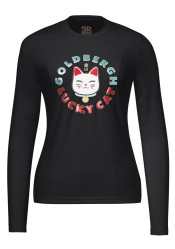 Dámske tričko Goldbergh Neko Long Sleeve Top Black
