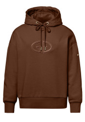 Dámska mikina Goldbergh Calm Hooded Sweater Deep Mocha