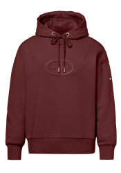 Dámska mikina Goldbergh Calm Hooded Sweater Vino Rosso