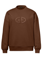 Dámska mikina Goldbergh Tova Crew Neck Sweater Deep Mocha