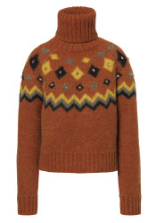 Dámsky sveter Goldbergh Hanashi Sweater Deep Mocha