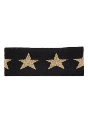 Dámska čelenka Goldbergh Cosmic Headband Black/Gold