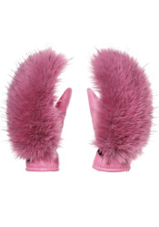 Dámske rukavice Goldbergh Hill Mittens Pink Cosmos