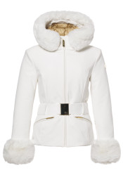 Dámska bunda Goldbergh Prezioso Ski Jacket Faux Border Snow White