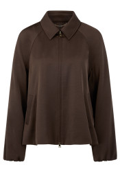 Dámska bunda Marc Cain BC 31.16 W60 Jacket Seal Brown 697