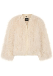 Dámska bunda Marc Cain BC 31.10 W06 Jacket Lamb`S Wool 126