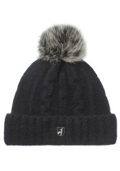 Dámska čiapka Toni Sailer FRANZIE FUR Women Hat Black 100