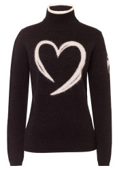 Dámsky rolák Toni Sailer HEDI Women Knit Pullover Black 100