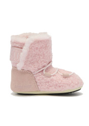 Detské topánky Moon Boot Crib Teddy J042 Dusty Pink