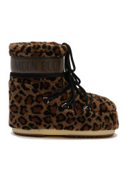 Dámske topánky Moon Boot Icon Low Fleece Leopard Mm21 Cognac/Cocoa