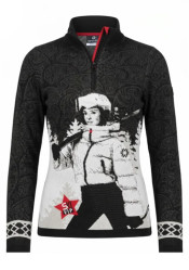 Dámsky rolák Newland N4 7010/0167 Lady T-Neck Lucine Black/Dark G
