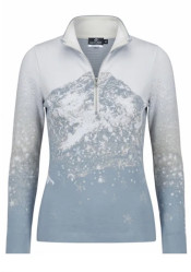 Dámsky rolák Newland N4 7025/0260 Lady T-Neck Neige Ice Grey/White