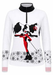 Dámsky rolák Newland N4 7015/0091 Lady T-Neck Lysith White/Black