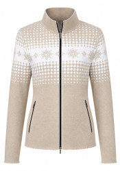 Dámska mikina Newland N4 6907/0097 Lady Full Zip Althea Stone/White
