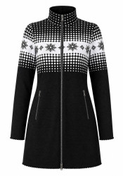 Dámska tunika Newland N4 6918/0108 Lady Tunic Full Zip Astra Black/White