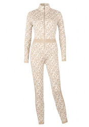 Dámsky zimný overal Newland N4 6506/0174 Lady Jumpsuit Alhena Butter/White